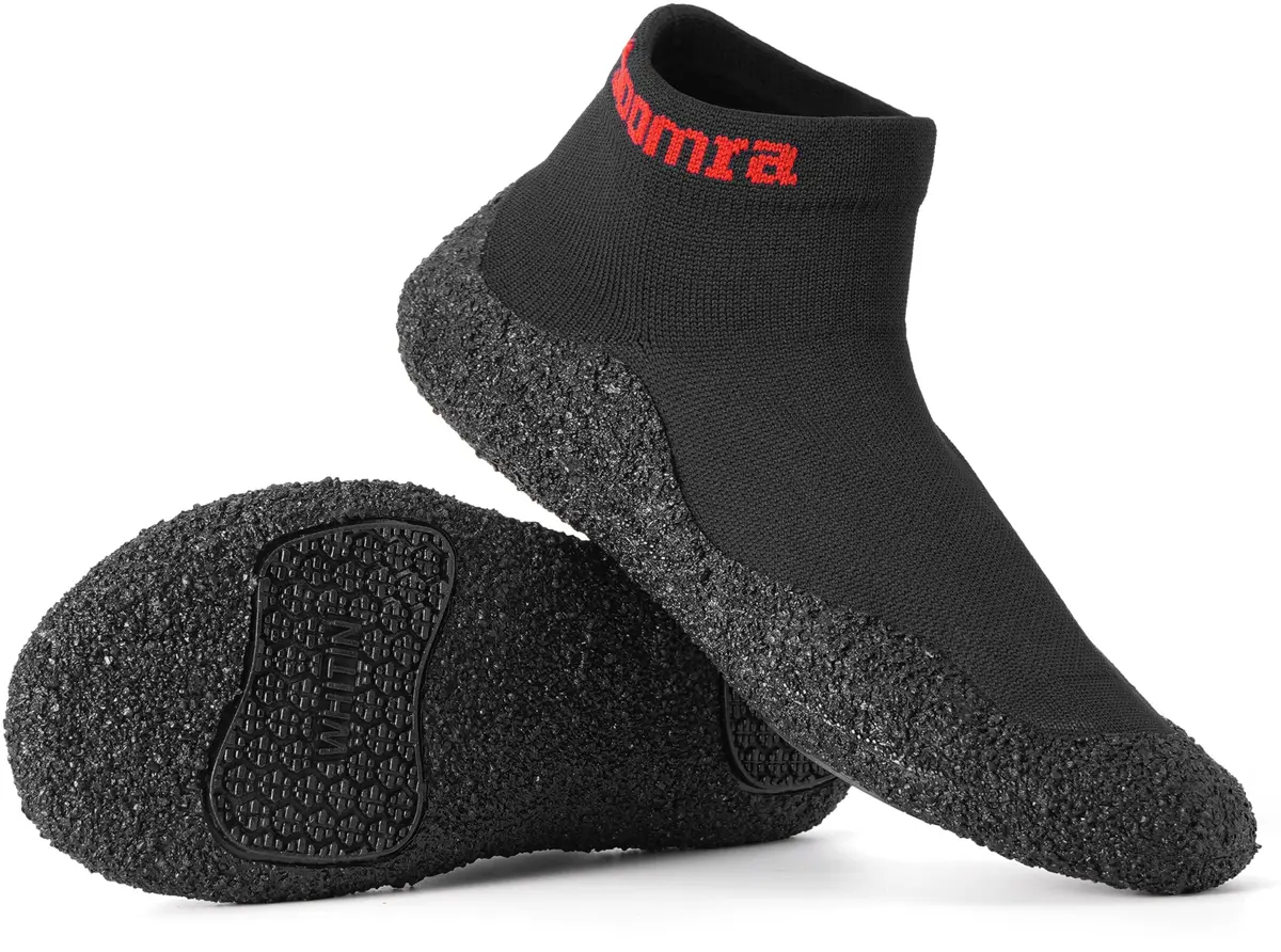 Joomra Womens Barefoot Sock Shoes Minimal Water Footwear Black | Ultra-Light, Foldable, Non-Slip for Yoga & Beach - view 7