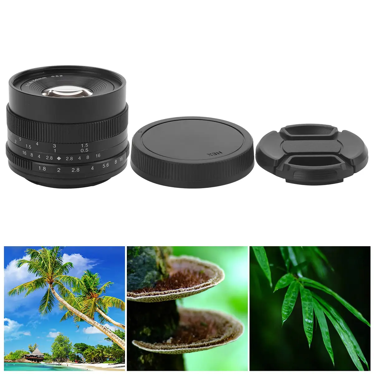 Archuu 50mm F1.8 FX Mount Lens | Large Aperture, All Metal, Compact for Fuji XT4/XS10/XT3/XT30 - view 5