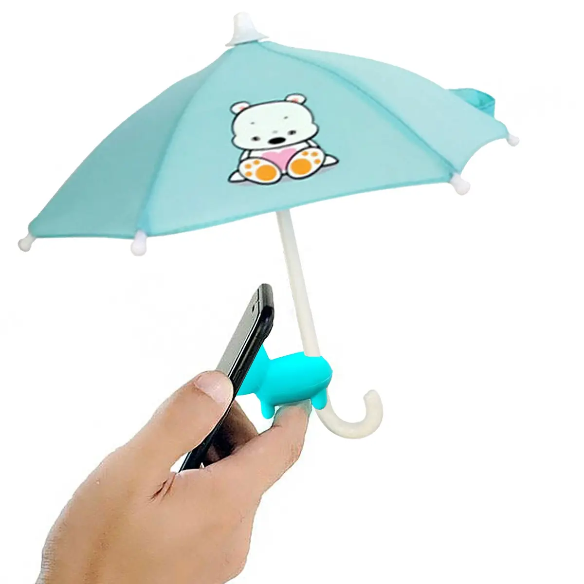 BEITESTAR Phone Umbrella Sun Shade with Suction Cup Stand | Universal Sun Protection for Smartphones - main product image