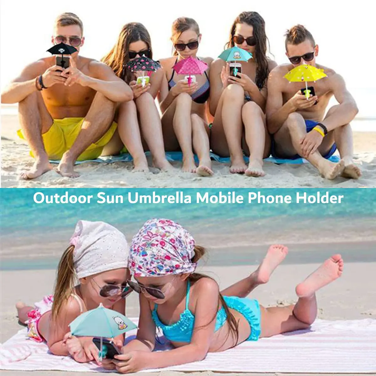 BEITESTAR Phone Umbrella Sun Shade with Suction Cup Stand | Universal Sun Protection for Smartphones - view 6