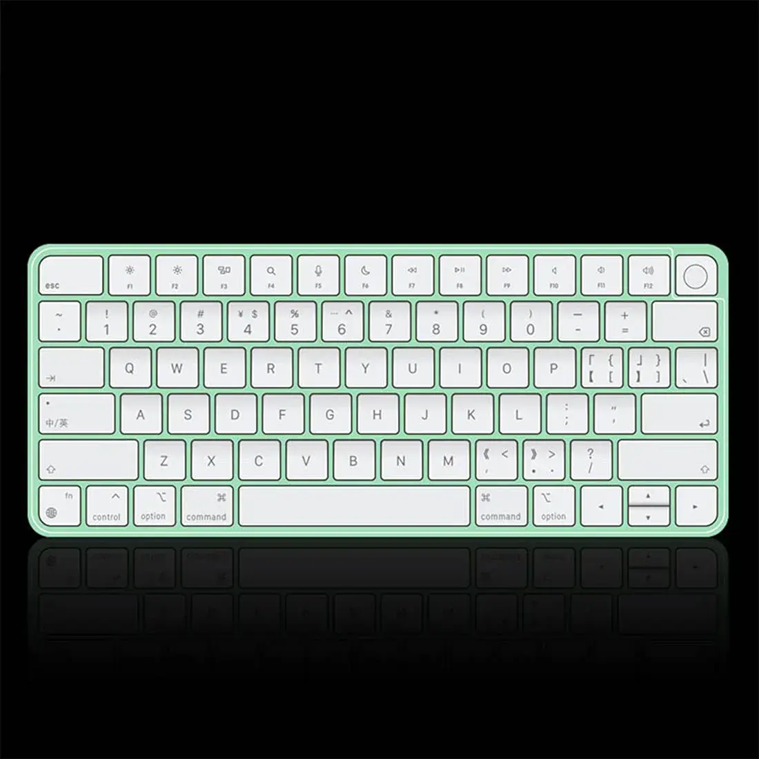CASEDAO Transparent TPU Keyboard Cover Skin for 2024 2023 2021 iMac 24-inch Magic Keyboard US Layout (1-Pack) - view 5