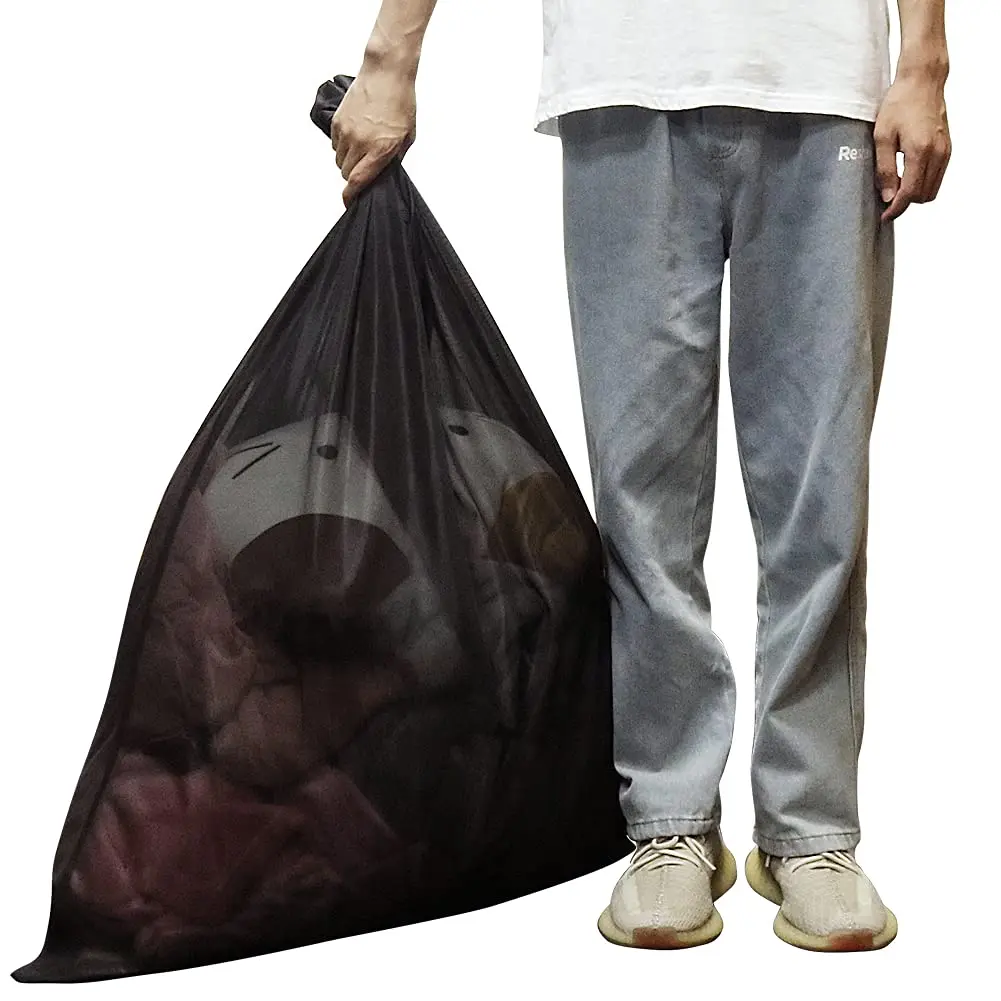 Tenn Well Extra Large Mesh Laundry Bags with Zipper (2-Pack, 110 x 90cm / 43 x 35 Inches) | Durable Wash Bags for Delicates, Bedding, Travel - view 7