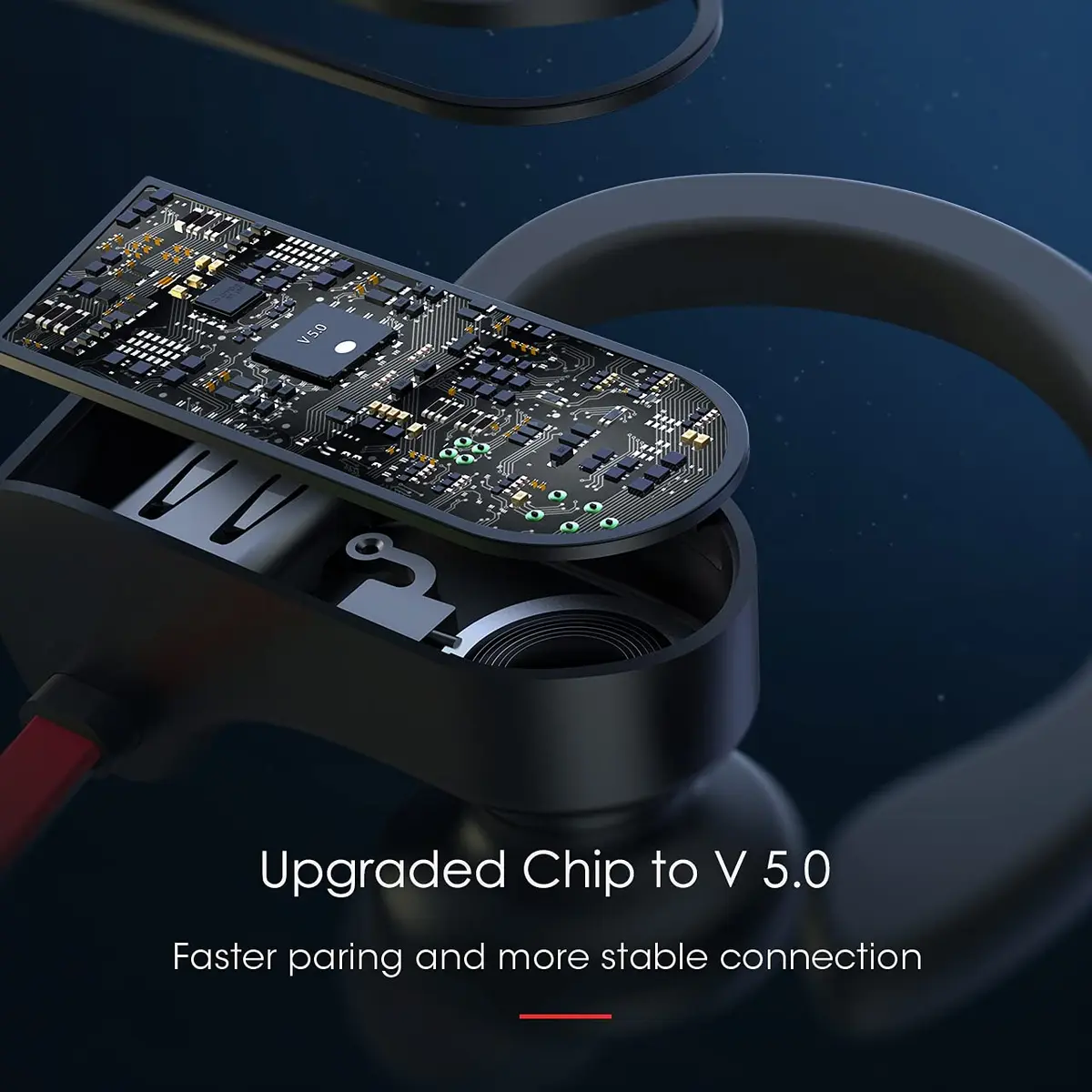 Redzoo Flame Wireless Bluetooth 5.0 Earbuds | 16 Hours Playtime, IPX7 Waterproof, CVC6.0 Mic - view 5