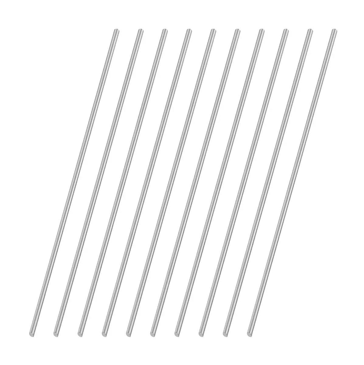 VictorsHome 3mm x 200mm 304 Stainless Steel Round Rod (10pcs) | Corrosion Resistant Metal Bar Stock for DIY Crafts - main product image