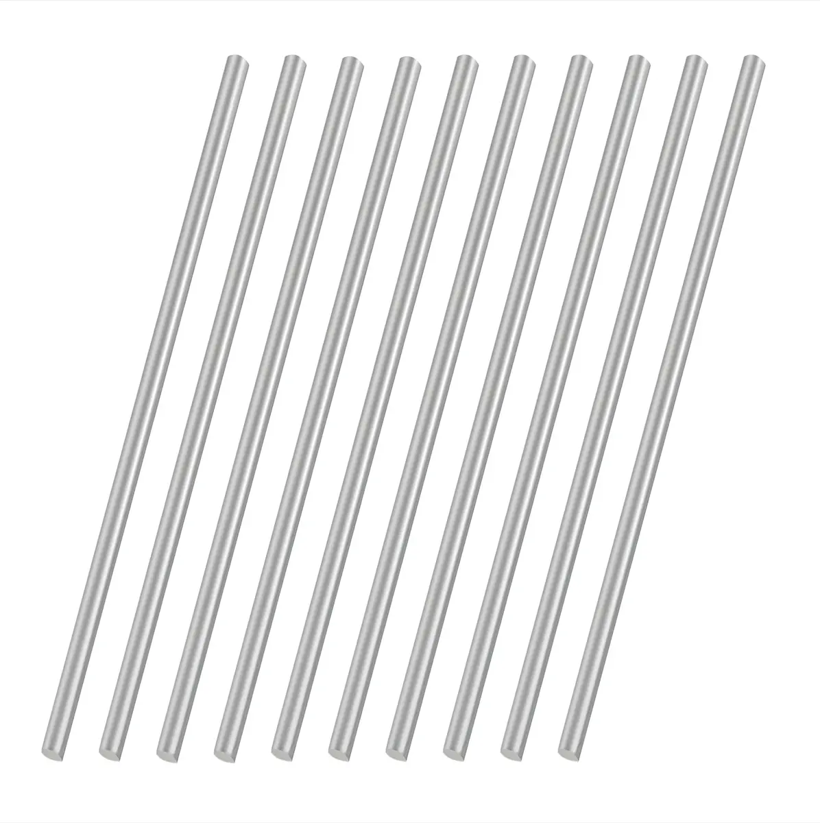 VictorsHome 304 Stainless Steel Round Rod 5mm (0.2") x 200mm (8") | 10pcs Metal Solid Shaft for DIY Crafts - main product image