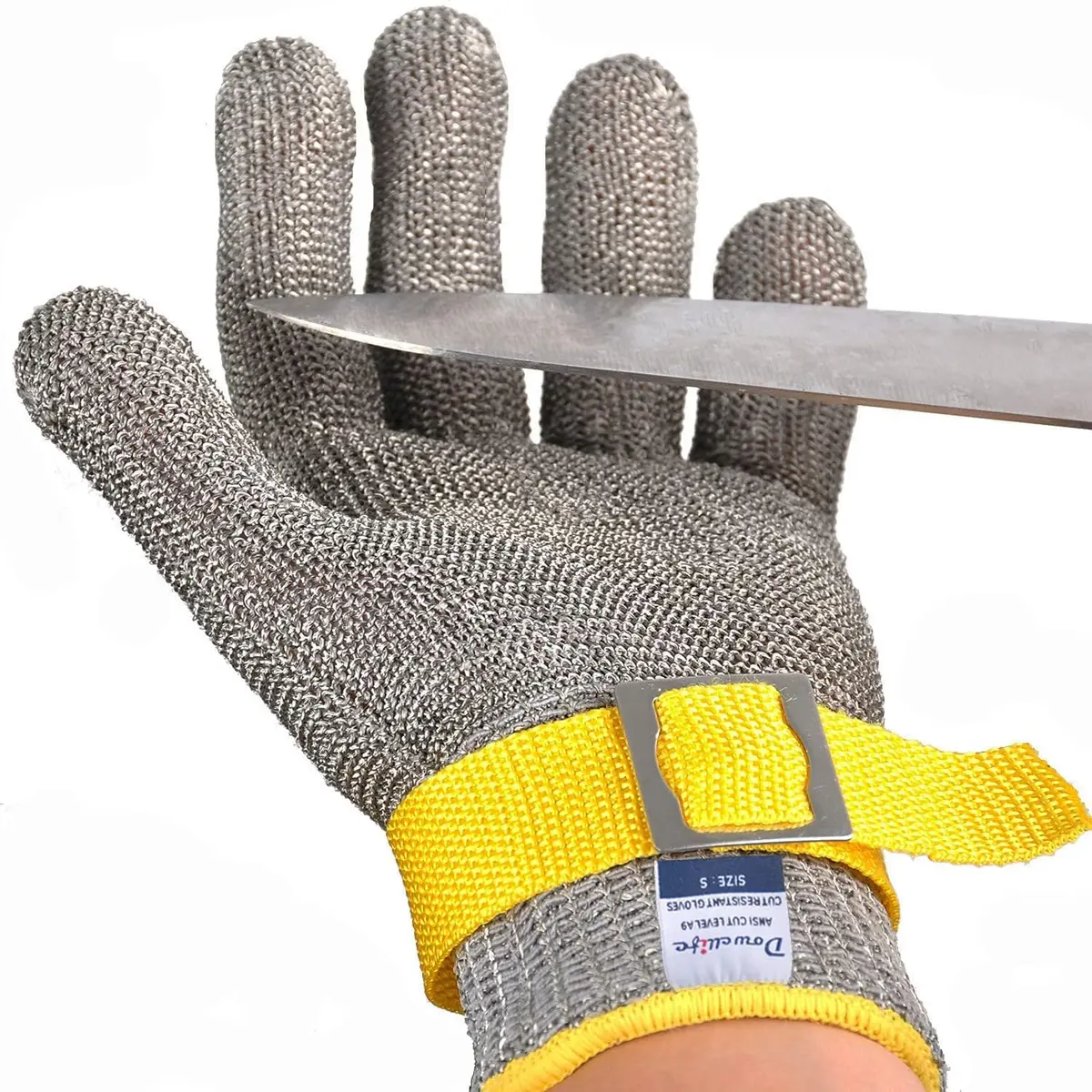 Dowellife ANSI A9 Cut Resistant Gloves Small (1 Pair) | Ultimate Protection for Butchers & Kitchen Pros - main product image