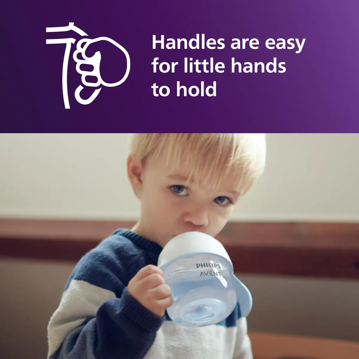 Philips Avent Natural Trainer Cup 150ml (5 oz) | BPA-Free Baby Transition Cup with Soft Spout - view 5
