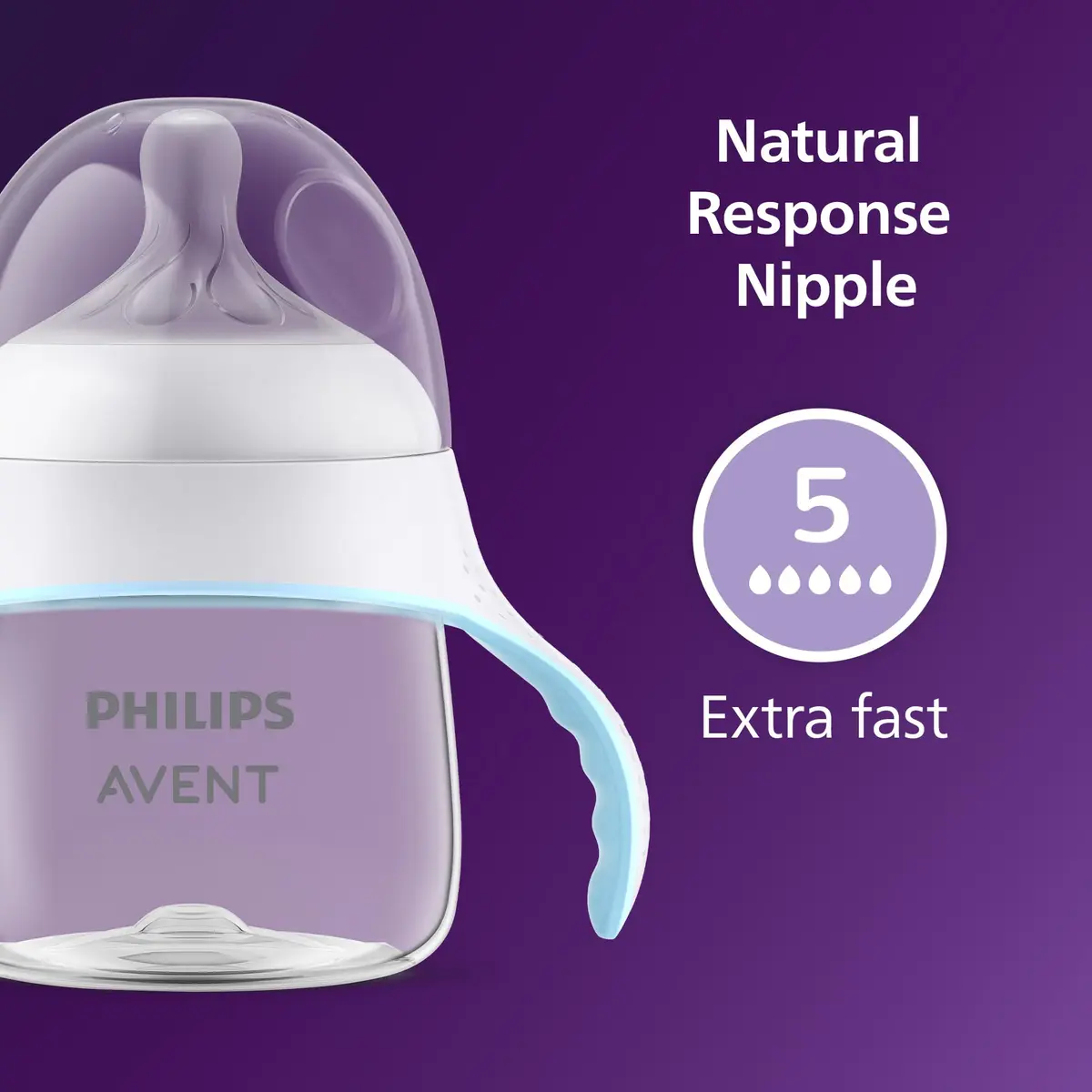 Philips Avent Natural Trainer Cup 150ml (5 oz) | BPA-Free Baby Transition Cup with Soft Spout - view 7