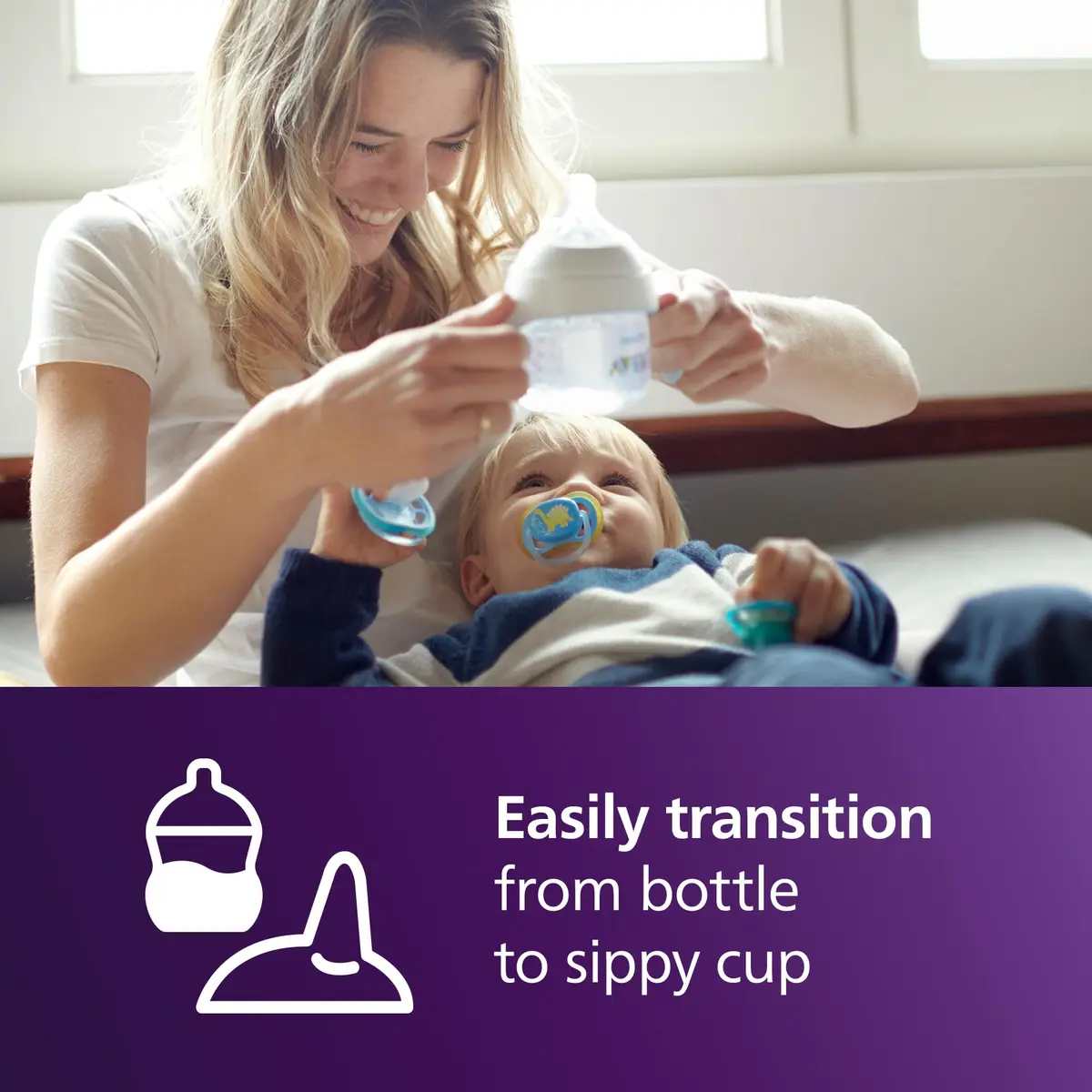 Philips Avent Natural Trainer Cup 150ml (5 oz) | BPA-Free Baby Transition Cup with Soft Spout - view 2