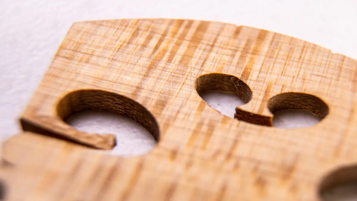 Viotti Finer Grade Maple Violin Bridge 4/4 | Pre-Cut & Pre-Fitted for Most Violins - view 8