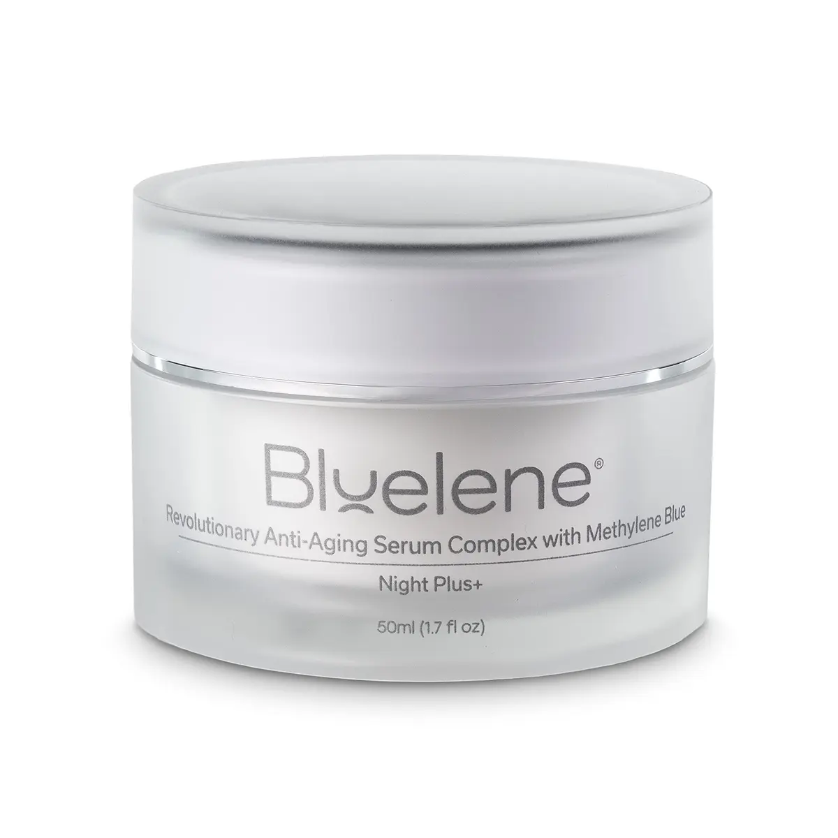 Bluelene Anti-wrinkle Night Plus+ Cream 50 ml | Methylene Blue & Vitamin C Serum for All Skin Types - main product image