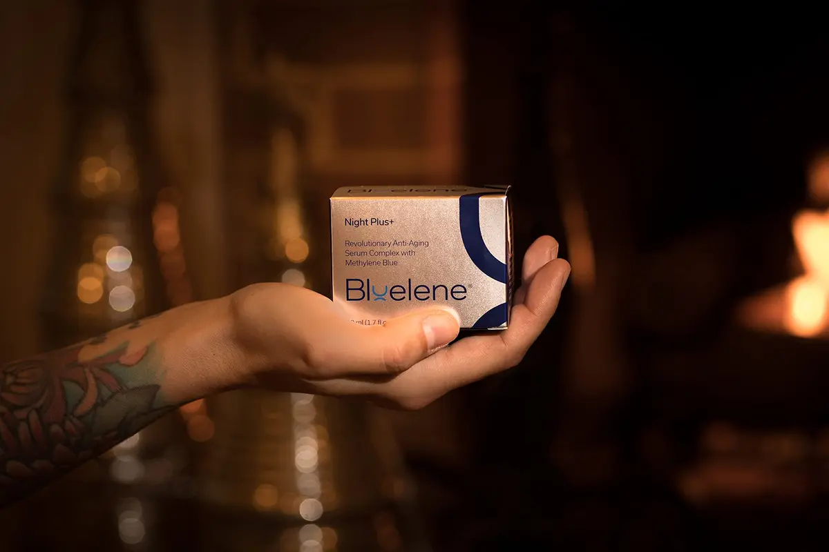 Bluelene Anti-wrinkle Night Plus+ Cream 50 ml | Methylene Blue & Vitamin C Serum for All Skin Types - view 2