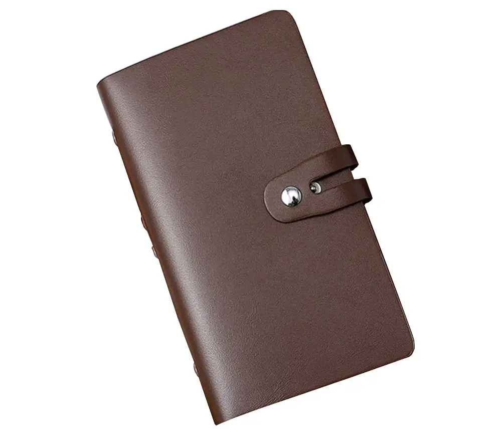 JERLA RFID Credit Card Holder Book 7.3" x 4.3" | Anti-Scanning Leather Organizer for Women Men - main product image