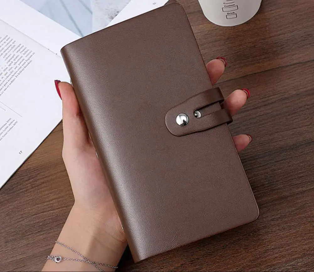 JERLA RFID Credit Card Holder Book 7.3" x 4.3" | Anti-Scanning Leather Organizer for Women Men - view 3