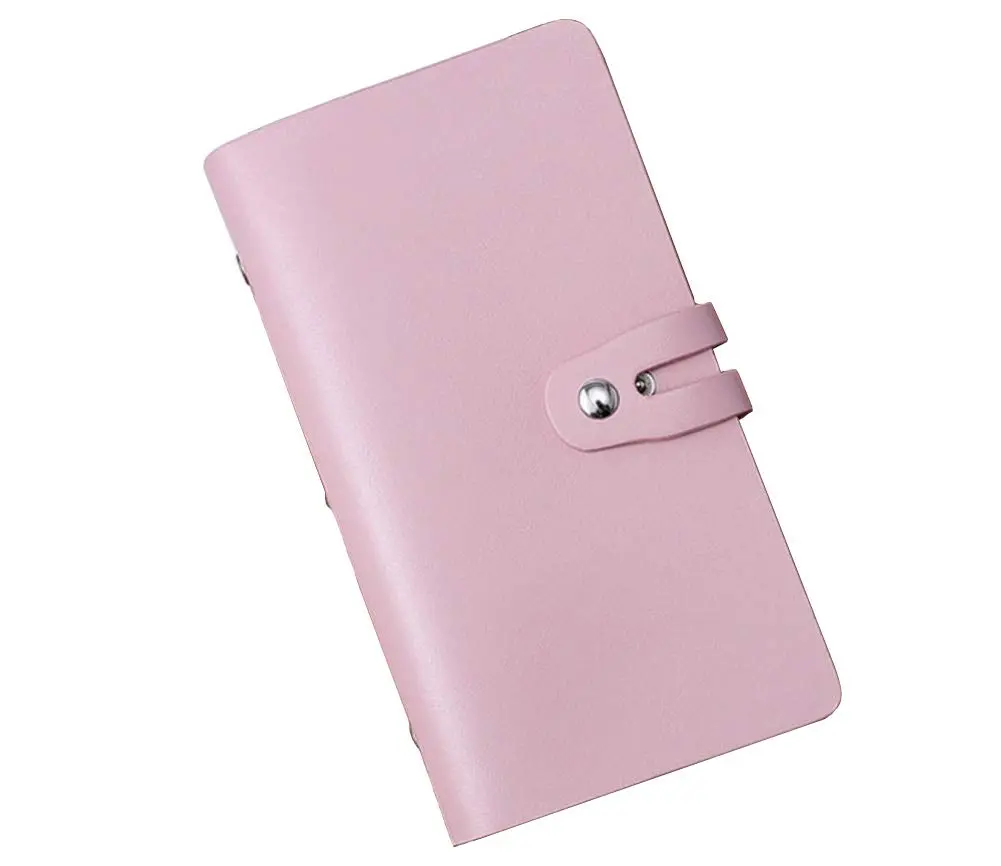 JERLA RFID Credit Card Holder Book, Leather Business Card Organizer for Women Men 96 Card Slots | RFID Blocking - main product image