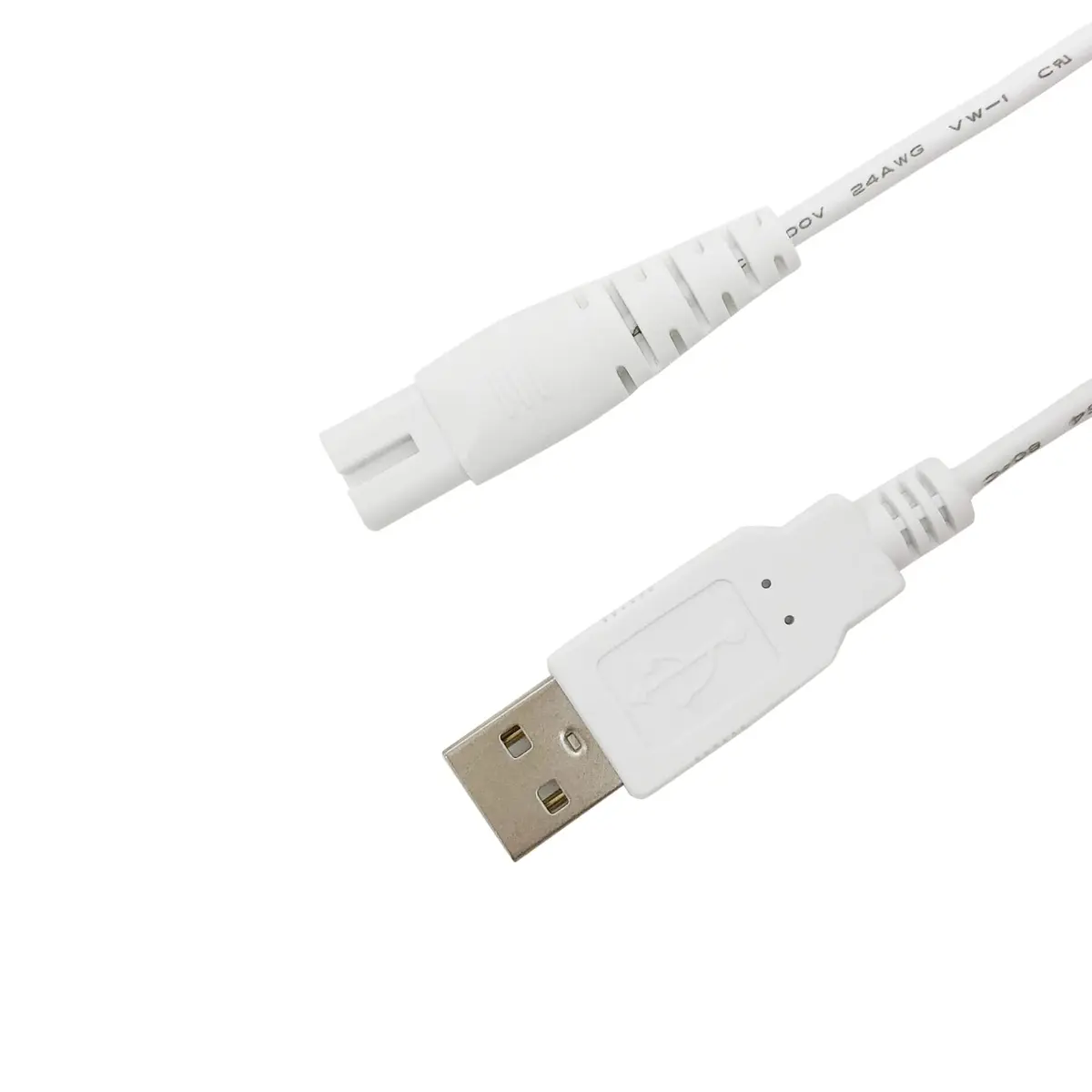 PDEEY USB to 2 Prong Figure-8 Charging Cable 2-Pack | Compatible with Multiple Water Flosser Brands - view 2