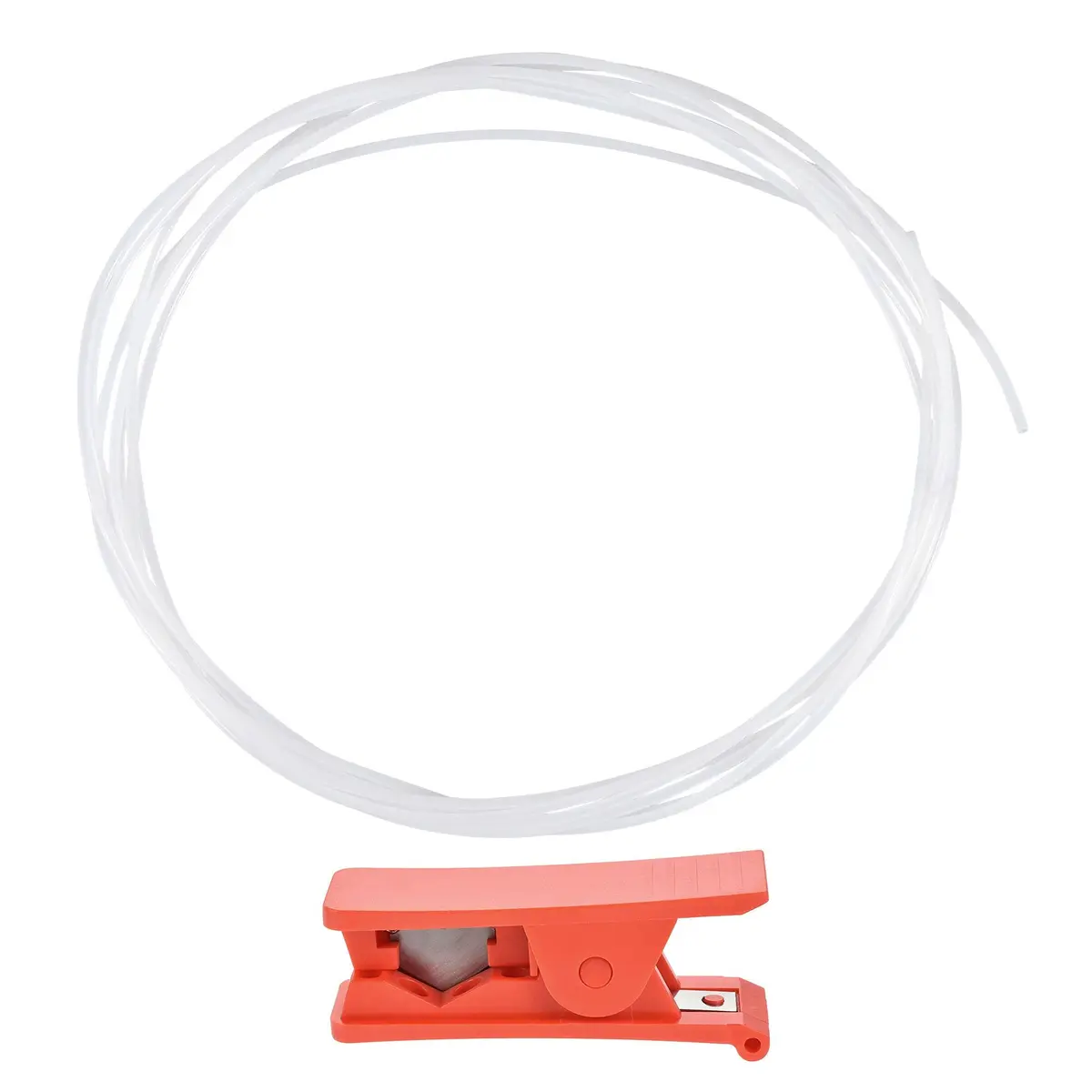 uxcell PTFE Tubing Hose High Temperature 0.8mm/0.03''ID x 1.2mm/0.05''OD 6.56ft | Corrosion & Insulation Resistance - main product image