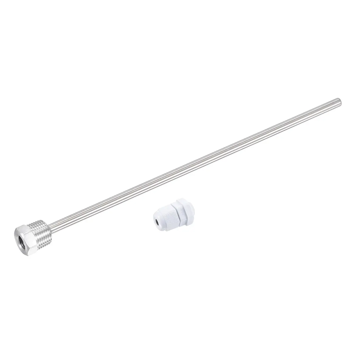 uxcell 8mm Dia G1/2 Thermowell Stainless Steel 304 300mm Length | Weldless Thermowell for Beer Fermenter - view 3