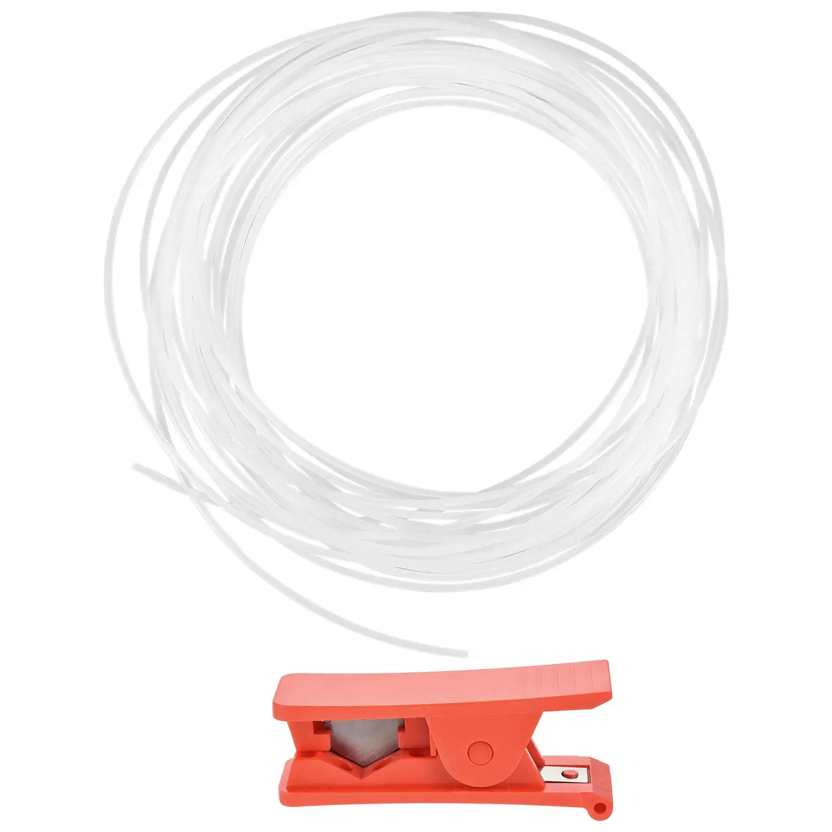 uxcell PTFE Tubing Hose 0.6mm/0.02''ID x 1mm/0.04''OD 16.4ft | High Temp, Corrosion Resistant - main product image