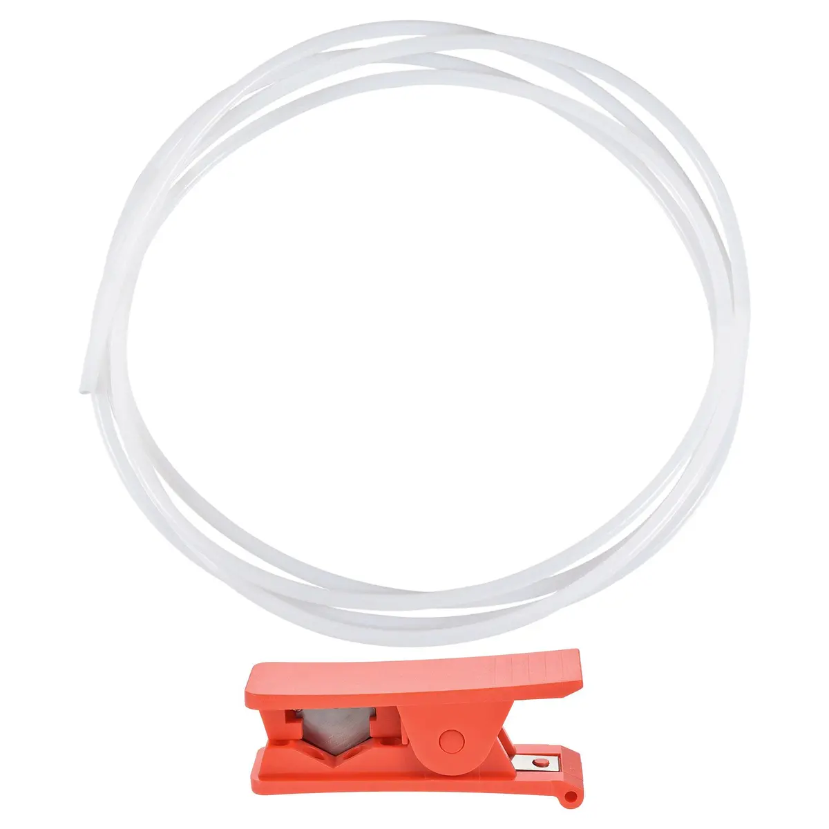 uxcell PTFE Tubing Hose High Temperature 3mm x 4mm | Corrosion & Insulation Resistant, 6.56ft with Cutter - main product image