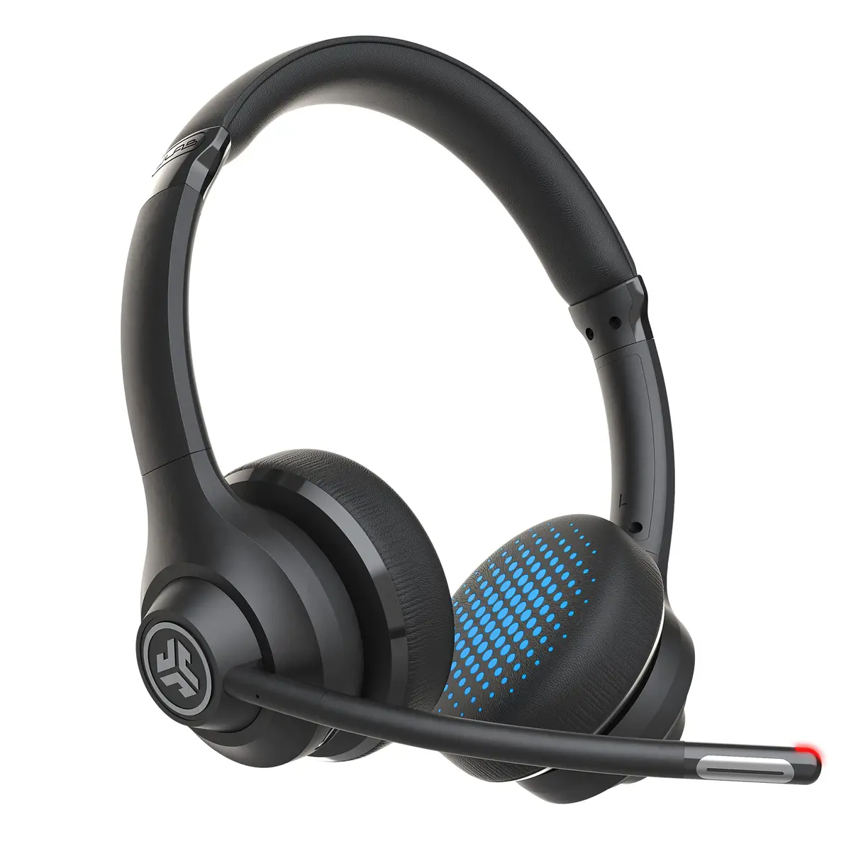 JLab Go Work Wireless Headset with Microphone | 45+ Hour Playtime, Bluetooth Multipoint, Wired/Wireless - main product image