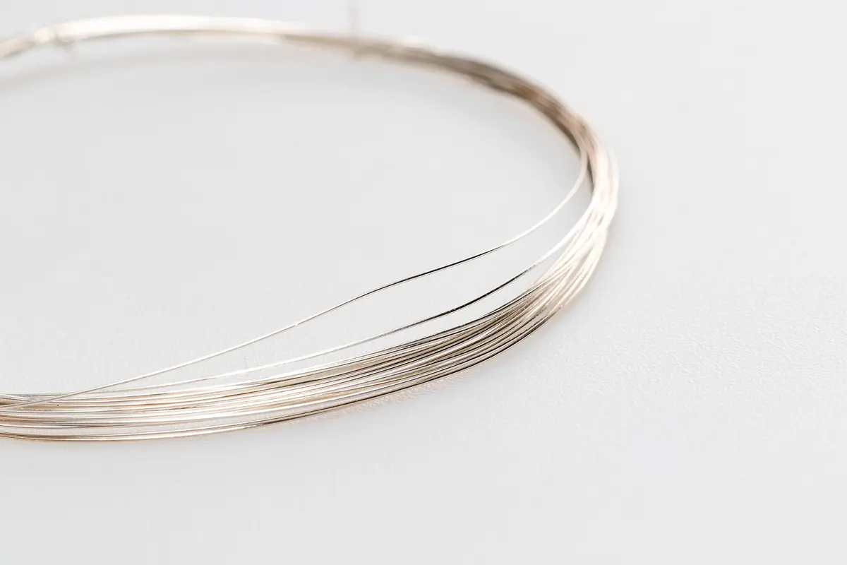 CRAFT WIRE Fine Silver Wire for Jewelry Making, 30 Gauge, Round, Dead Soft, 10FT | Authentic 999 Silver - view 2