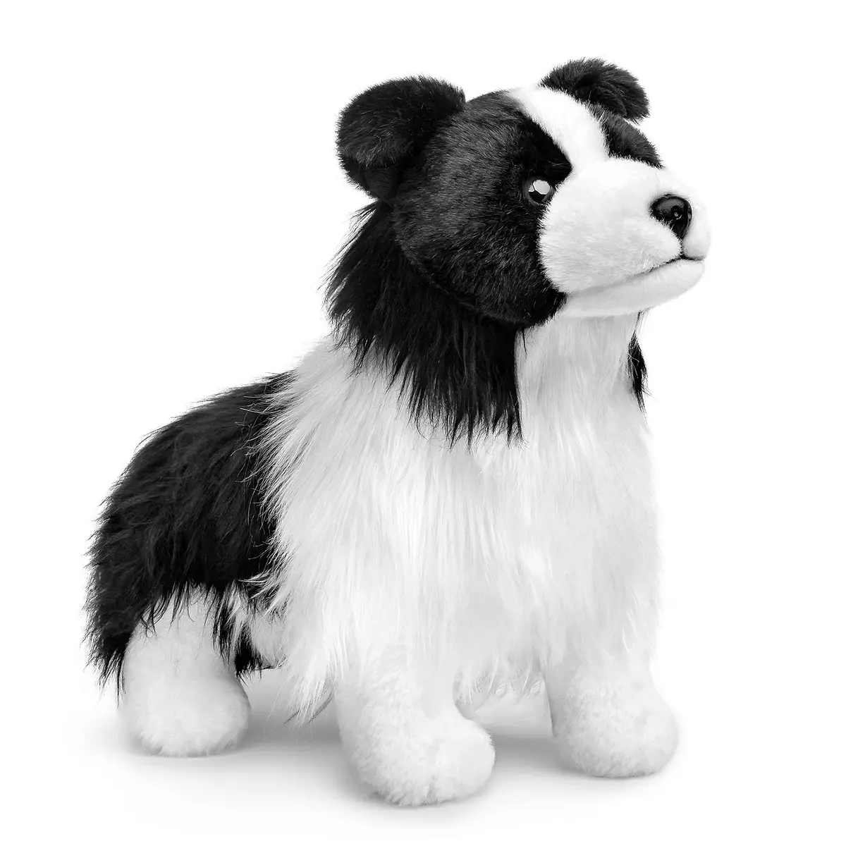 ZHONGXIN MADE Border Collie Realistic Plush Toy 25.4cm (10 inches) | ASTM-Tested Toy Figure - main product image