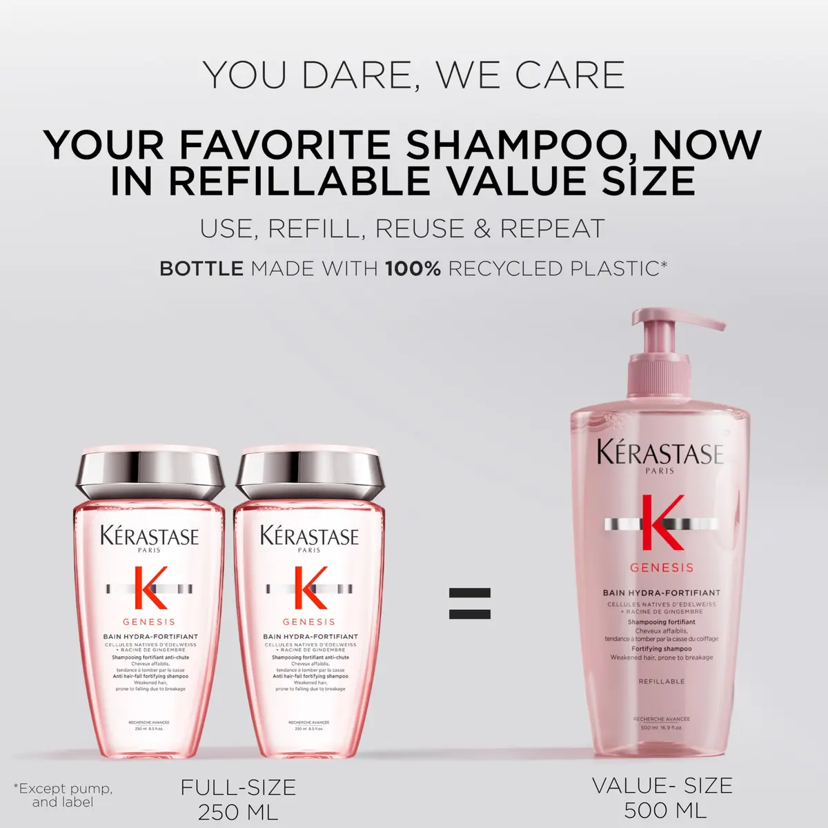 KÉRASTASE Genesis Hydra-Fortifiant Shampoo – For Weak Hair, 16.9 Fl Oz | Fortifies & Nourishes - view 2
