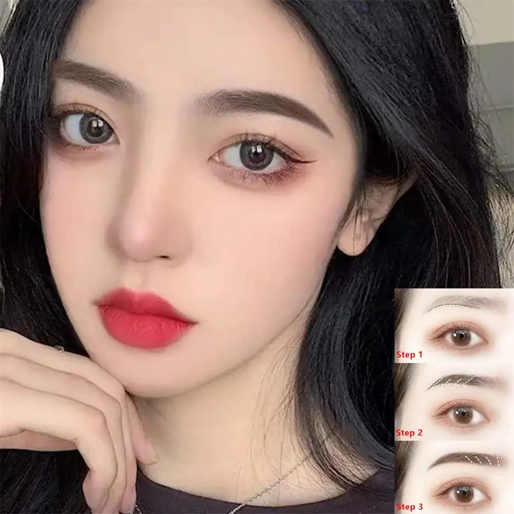Go Ho 12 PCS Black Eyebrow Eyeliner Pencils | Sweatproof, Long-lasting, Water-resistant Brow Gel Pen (1.1g each) - view 3