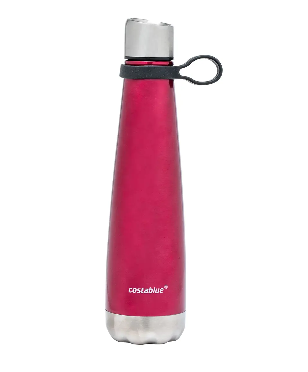 costablue insulated water bottle 17 oz | leak-proof travel thermos for hot & cold beverages - main product image