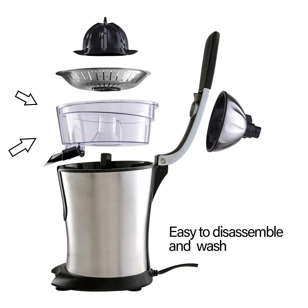 Eurolux ELCJ-1600S Citrus Juicer Container with Spout Replacement - 19cm (7.5in) Length, 8.9cm (3.5in) Height, 20.3cm (8in) Width - view 2