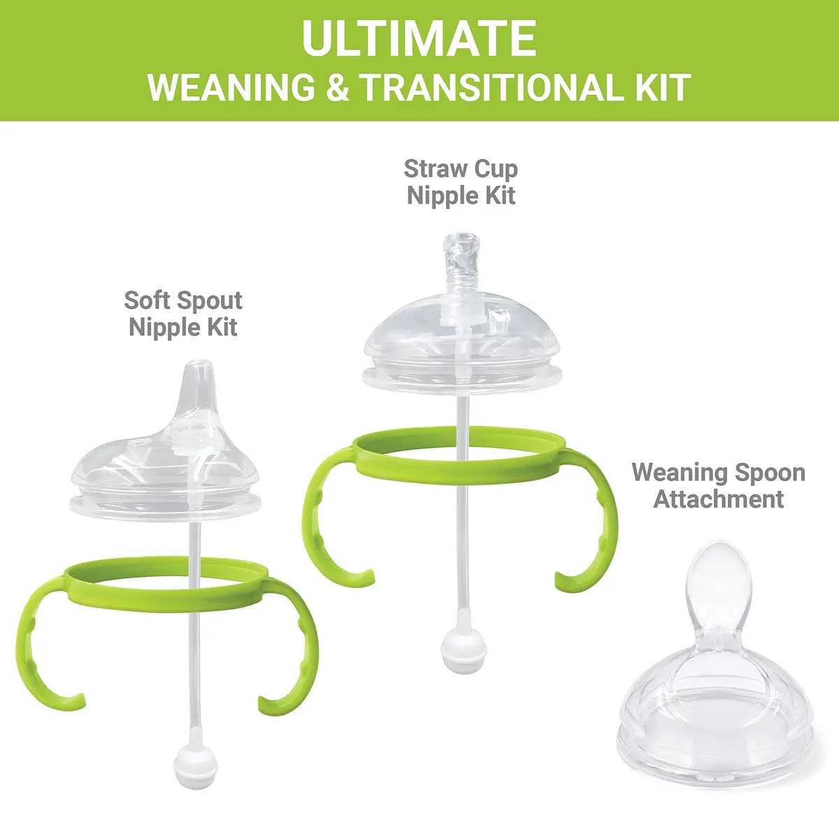 ANPEI Ultimate Weaning and Transitional Nipple Kit for Comotomo Bottles | 5 oz & 8 oz Bottles - view 2
