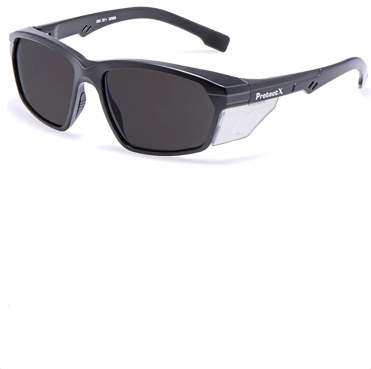 ProtectX Super Light Safety Glasses, Voyager Tinted Smoke, ANSI Z87.1 Rated | Anti-Fog, UV Protection - main product image