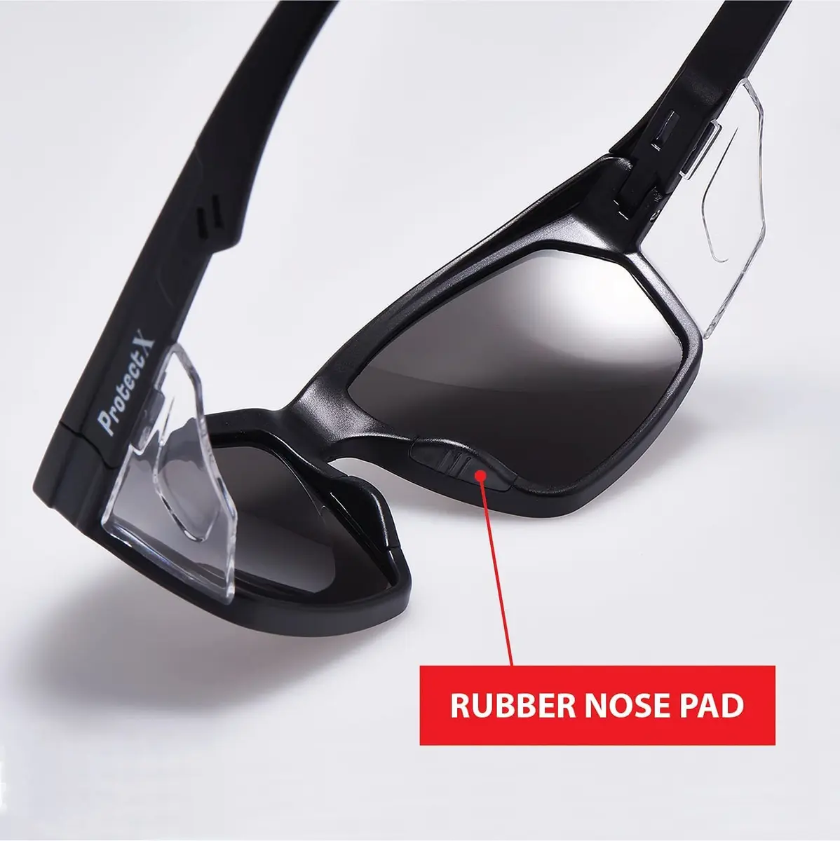 ProtectX Super Light Safety Glasses, Voyager Tinted Smoke, ANSI Z87.1 Rated | Anti-Fog, UV Protection - view 5