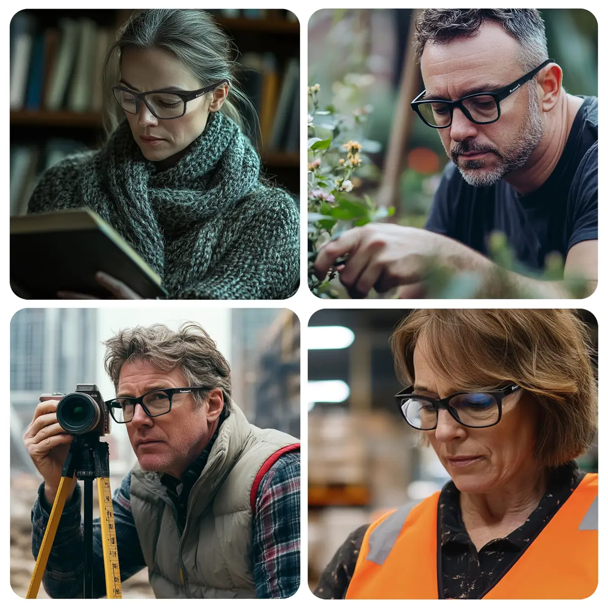 ProtectX Voyager Clear Super Light Safety Glasses | ANSI Z87.1 Rated, Anti-Fog, UV Protection - view 7