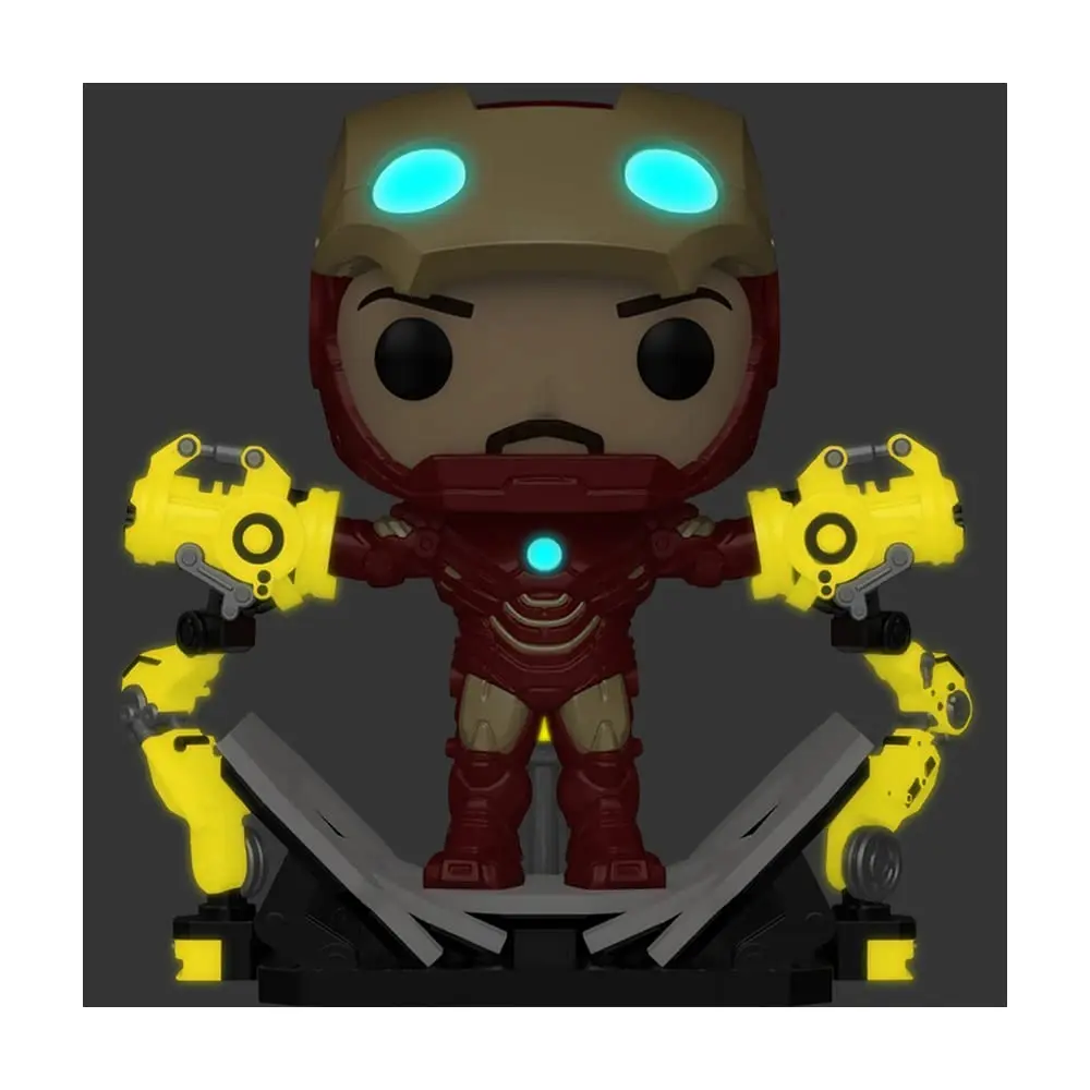 Funko Marvel Iron Man 2 POP! Vinyl Bobble Head 6-Inch | Deluxe, Glow in the Dark, Collectible Action Figure - view 2