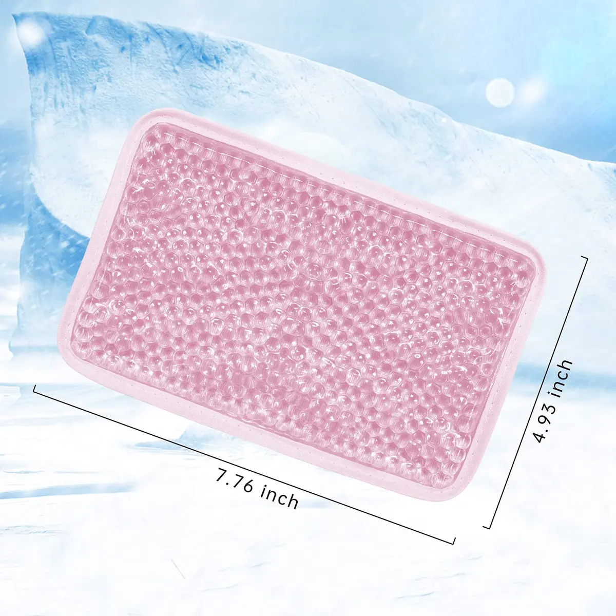 ZNÖCUETÖD Gel Ice Pack for Injuries 1 Pack Reusable Hot Cold Pack | Fast Pain Relief with Strap - view 6