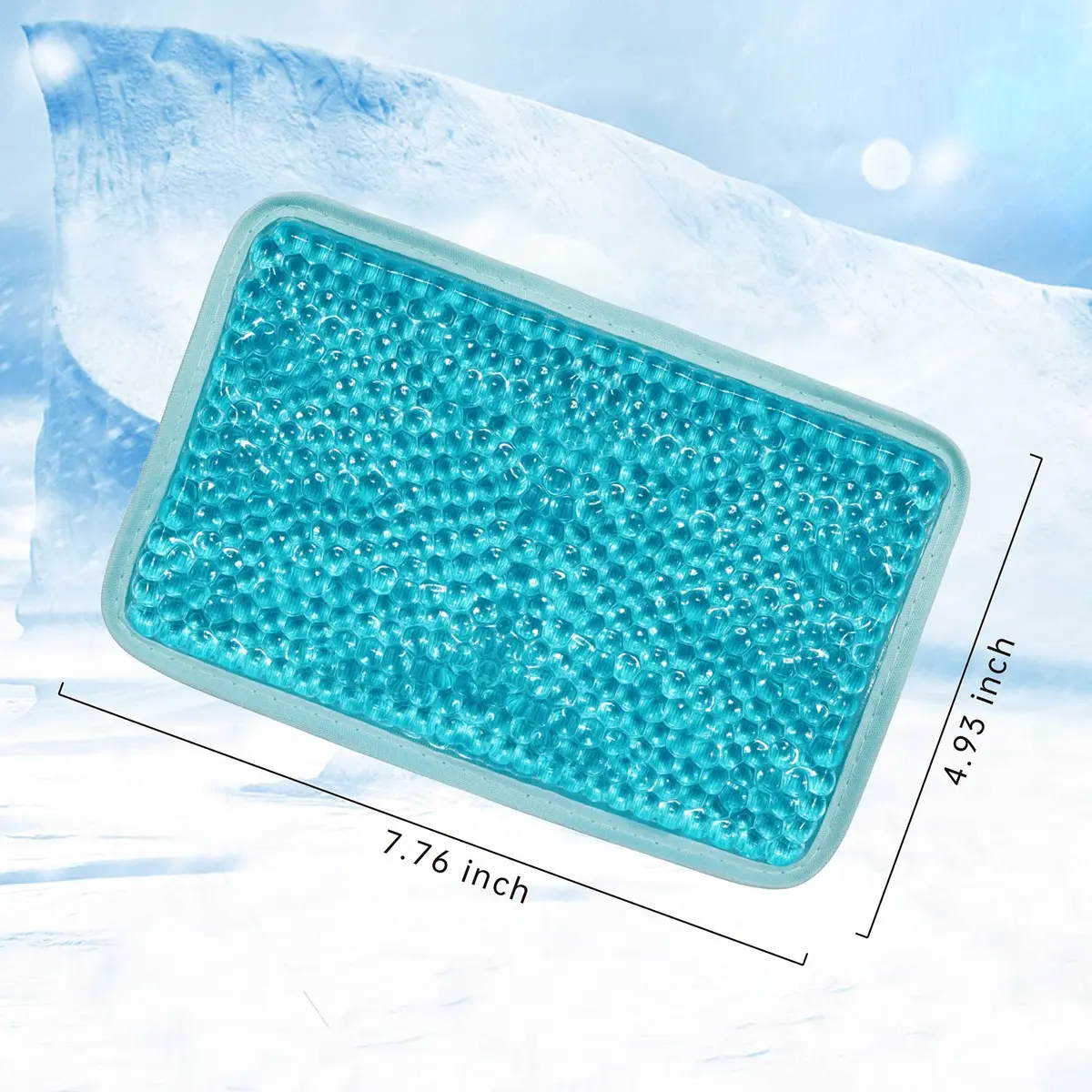 ZNÖCUETÖD Gel Beads Ice Pack with Strap | Reusable Hot & Cold Therapy for Injuries & Pain Relief - view 6
