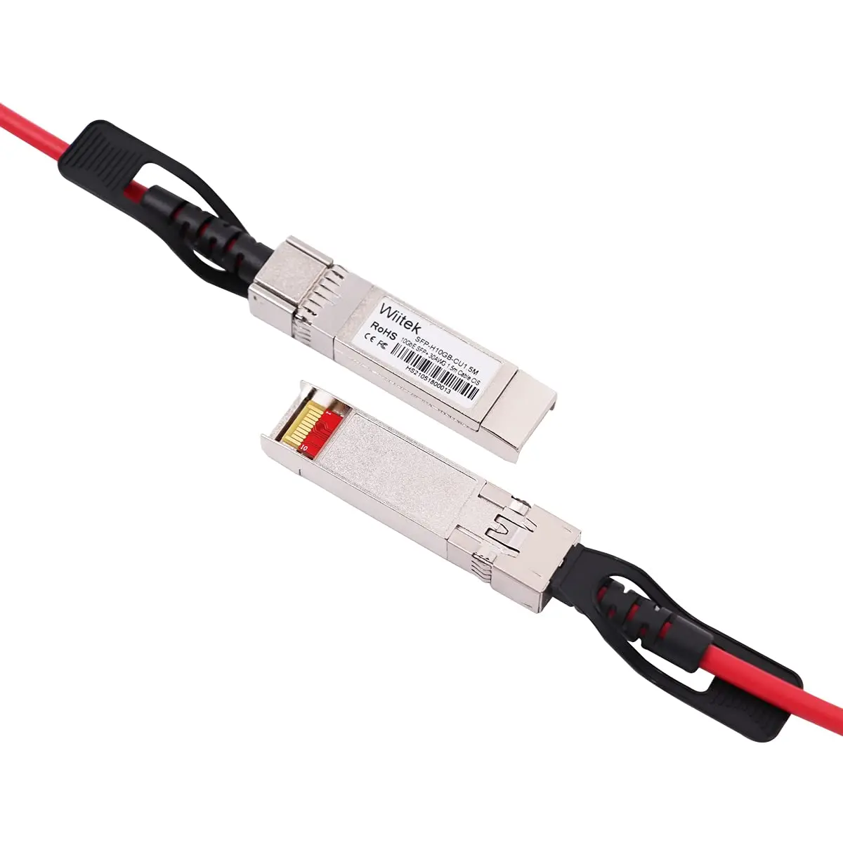 Wiitek 1m 10Gb SFP+ DAC Twinax Cable | Passive Copper Cable for Networking - view 2