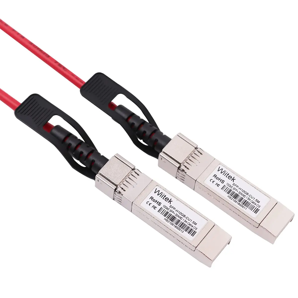 Wiitek 1m 10Gb SFP+ DAC Twinax Cable | Passive Copper Cable for Networking - view 3