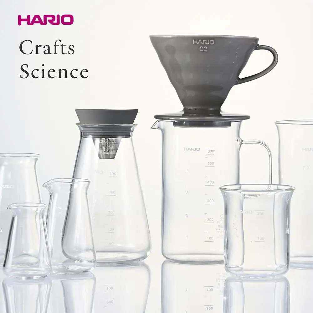 HARIO Beaker Server 600ml (20.3 Oz) | Heatproof Glass Coffee Server with Measuring Marks - view 5