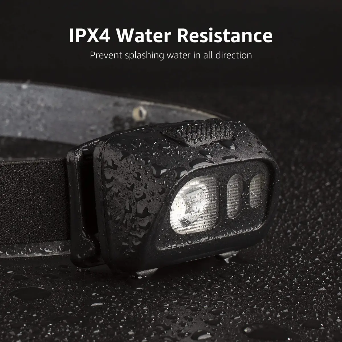 Lepro LED Headlamp 2-Pack | Super Bright 1500 Lux, 6 Modes, IPX4 Waterproof, 50-Hour Runtime - view 5