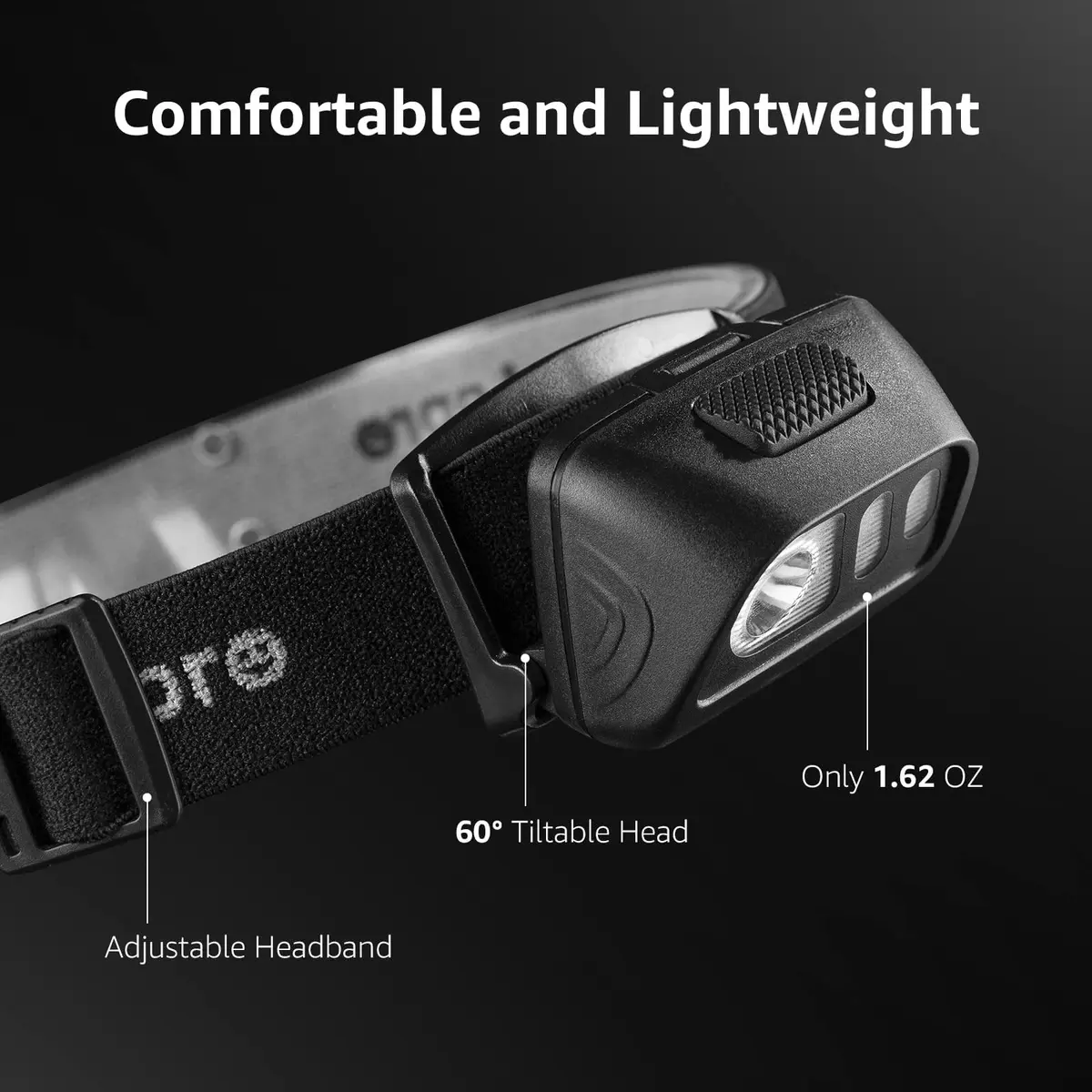 Lepro LED Headlamp 2-Pack | Super Bright 1500 Lux, 6 Modes, IPX4 Waterproof, 50-Hour Runtime - view 4