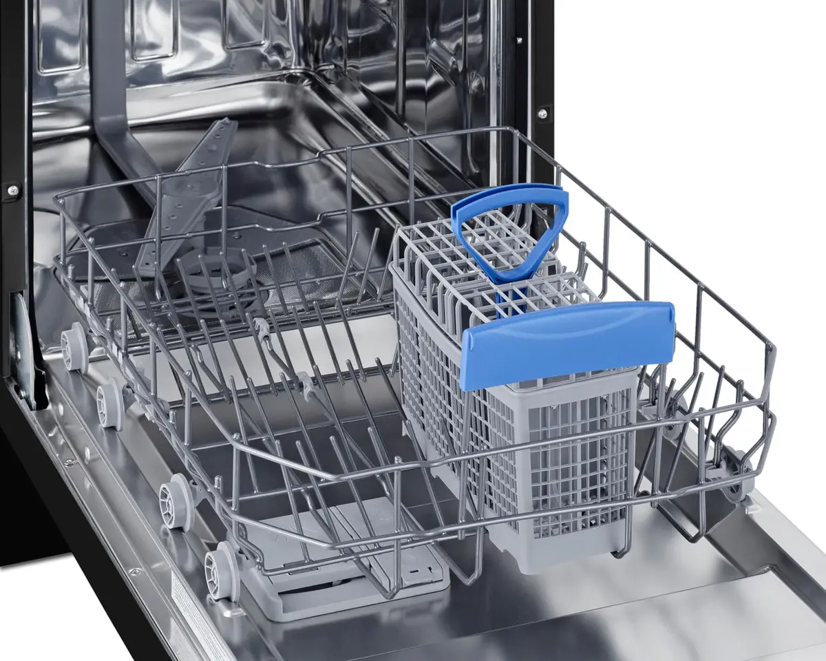 Summit Appliance 18 in. Top Control Dishwasher in Stainless Steel | ADA Compliant with Digital Touch Controls - view 6