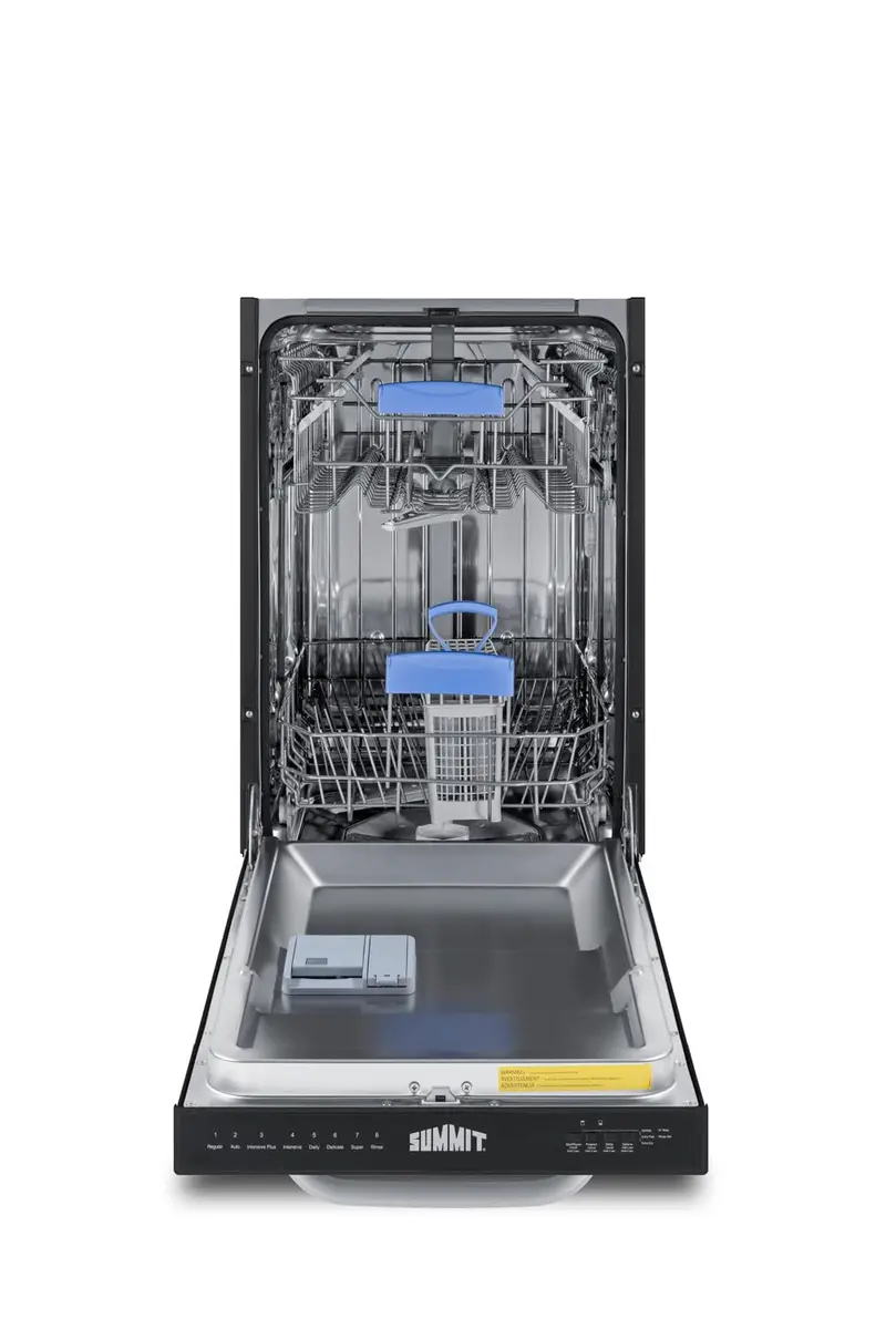 Summit Appliance 18 in. Top Control Dishwasher in Stainless Steel | ADA Compliant with Digital Touch Controls - view 3