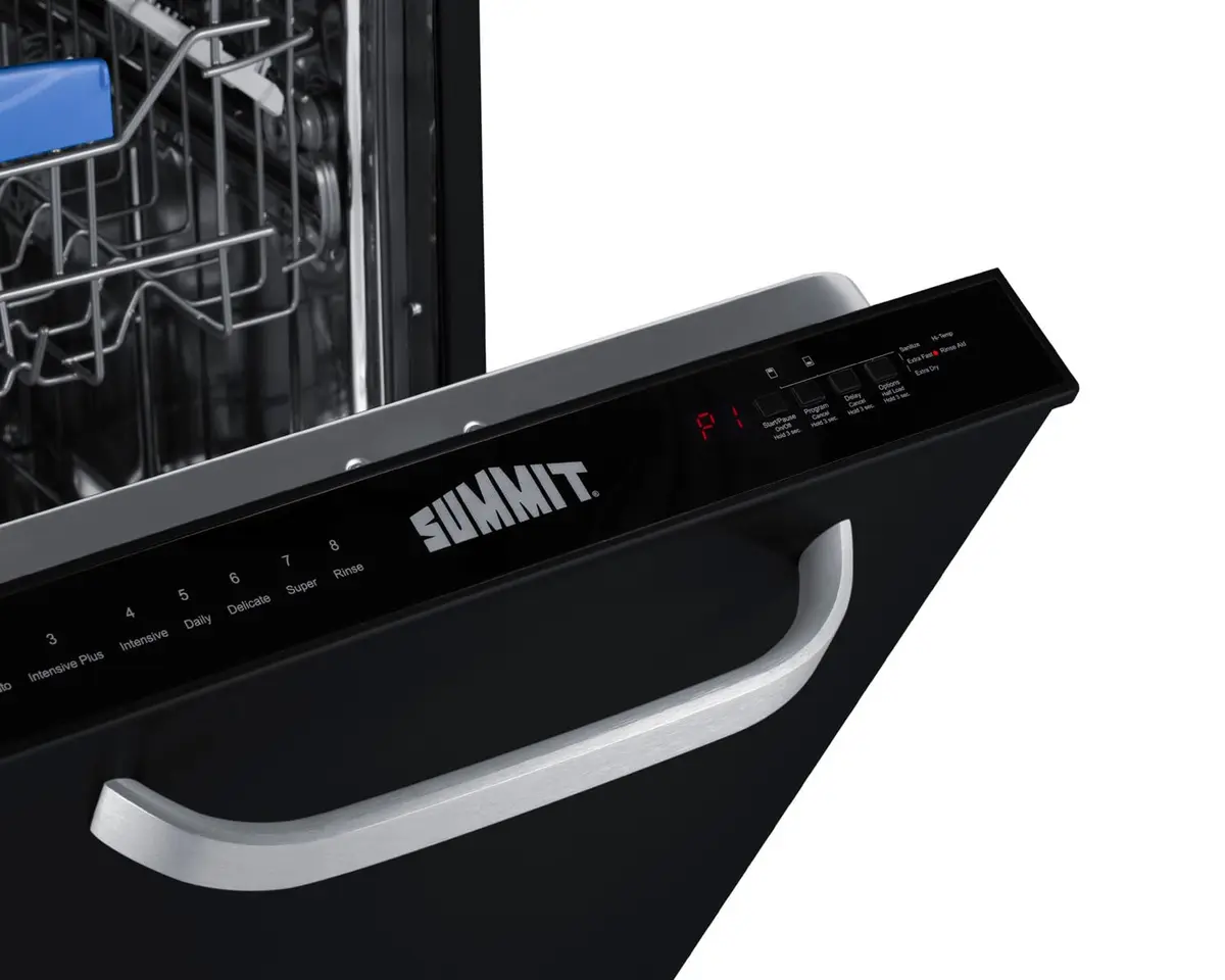 Summit Appliance 18 in. Top Control Dishwasher in Stainless Steel | ADA Compliant with Digital Touch Controls - view 4