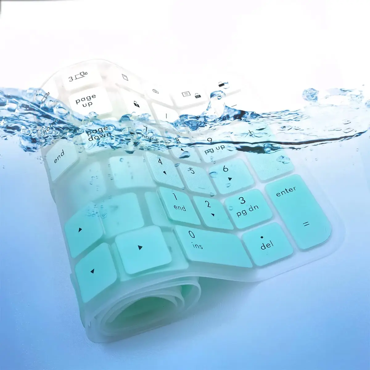 MUBUY-GOL MintGreen Keyboard Cover for Logitech MX Keys S/Craft | 36cm (14.2in) - view 8