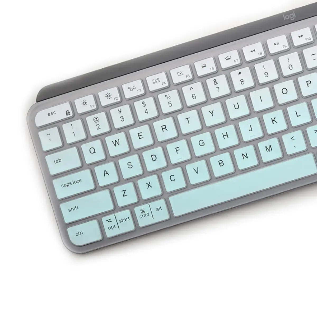 MUBUY-GOL MintGreen Keyboard Cover for Logitech MX Keys S/Craft | 36cm (14.2in) - view 3