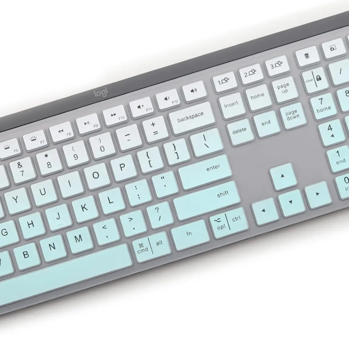 MUBUY-GOL MintGreen Keyboard Cover for Logitech MX Keys S/Craft | 36cm (14.2in) - view 4