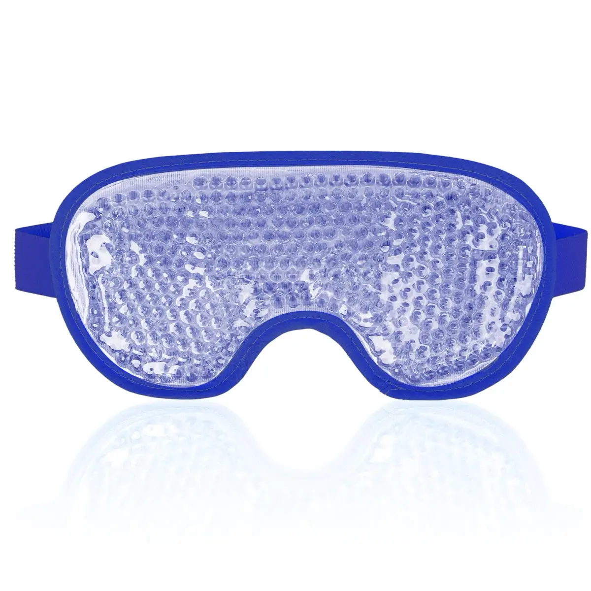 NEWGO Navy Blue Cooling Eye Mask (1 Pack) - Soothing Relief for Puffy Eyes & Headaches - main product image